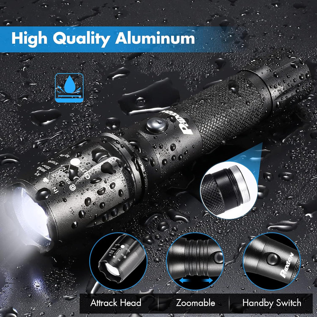 Rechargeable 5000 lumen LED Tactical Flashlight D263