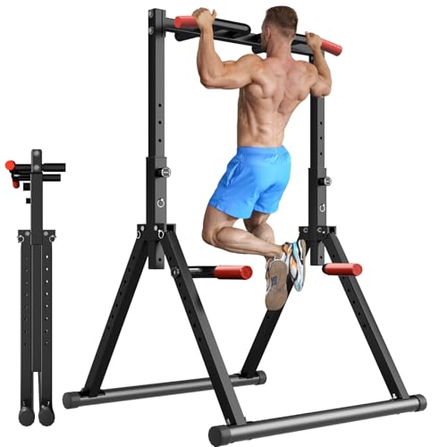 Foldable Pull Up Dip Station I86358