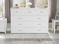 Queen Solid Wood Murphy Bed Chest with Mattress N42999