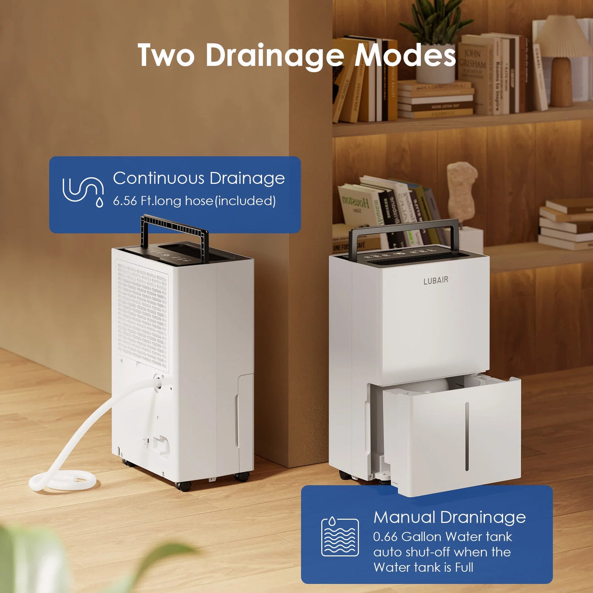 50 Pints Dehumidifier with Auto Defrost and 24H Timer V895