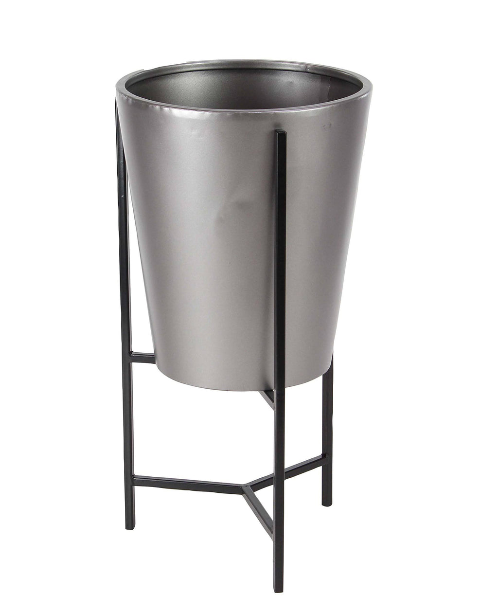 Iron Conical Planters with Stand Set of 3 U823