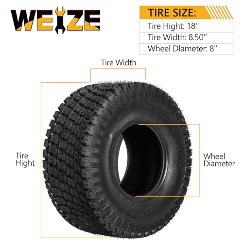 20x10.00-8 Lawn Mower Tire, Set of 2 Q68910
