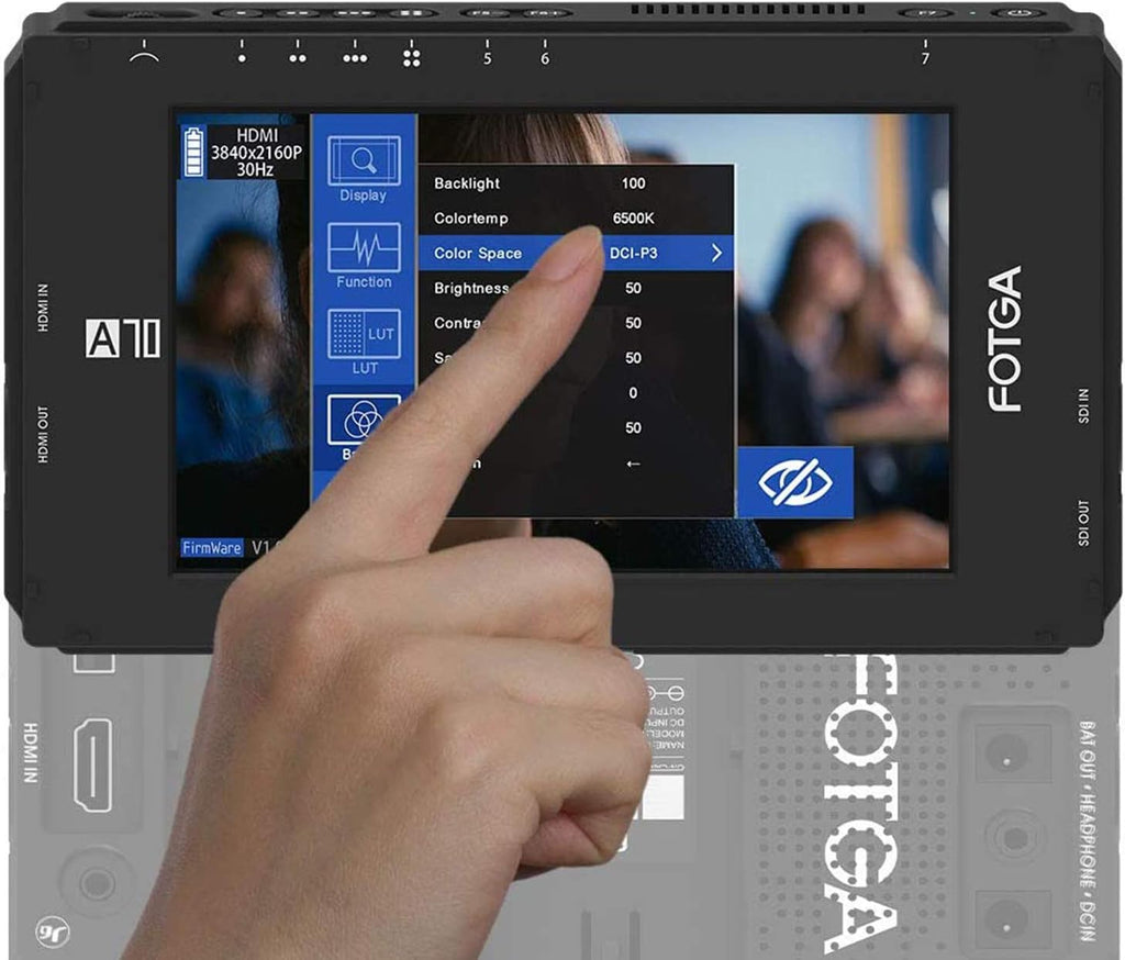 7 Inch Full HD Touch Screen IPS On-Camera Field Monitor Q408