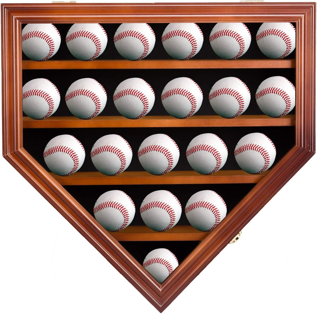 Baseball Display Case Cabinet Wall Rack C255