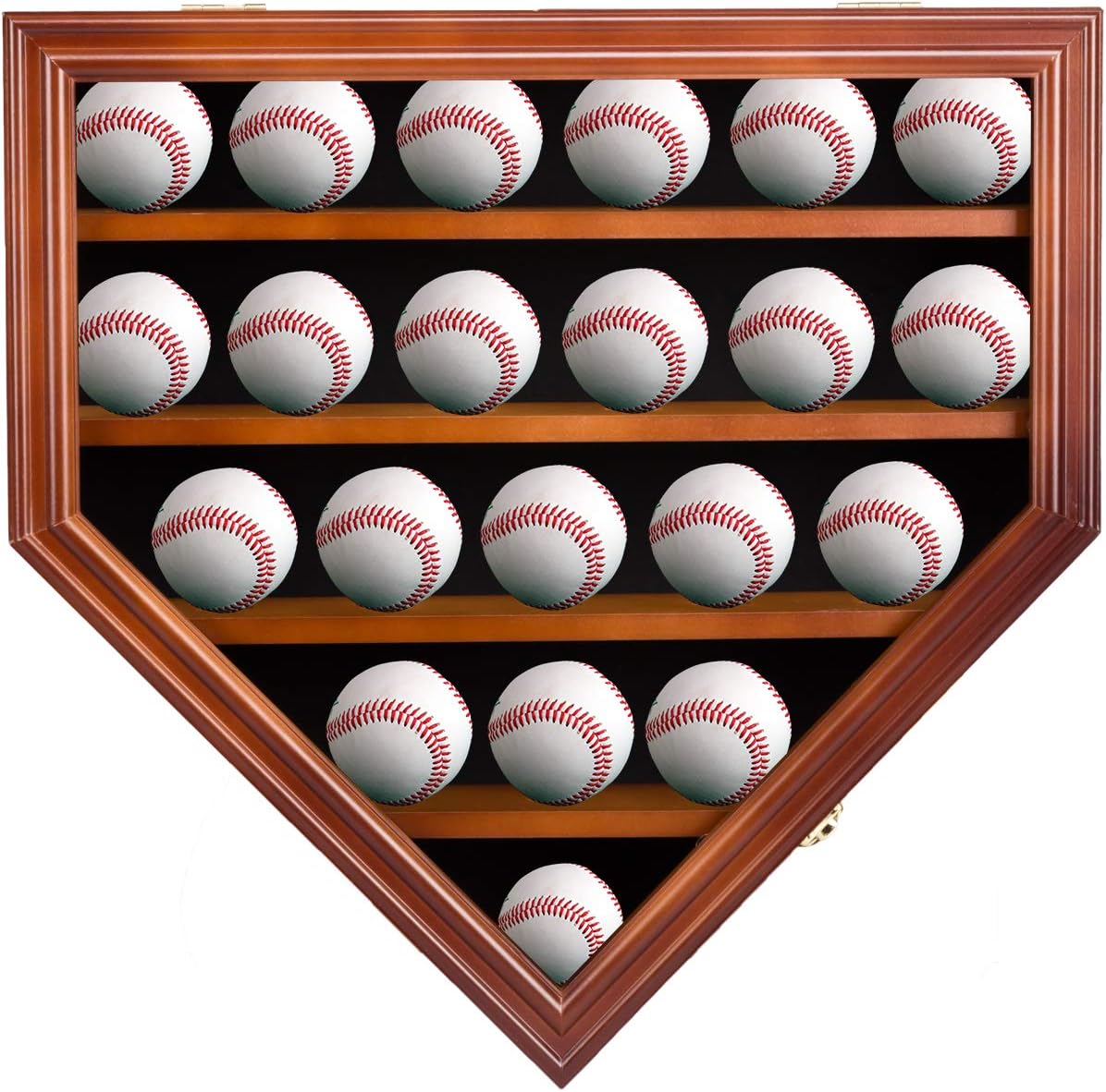 Baseball Display Case Cabinet Wall Rack C255