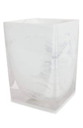 White/Black Wastebasket U2003