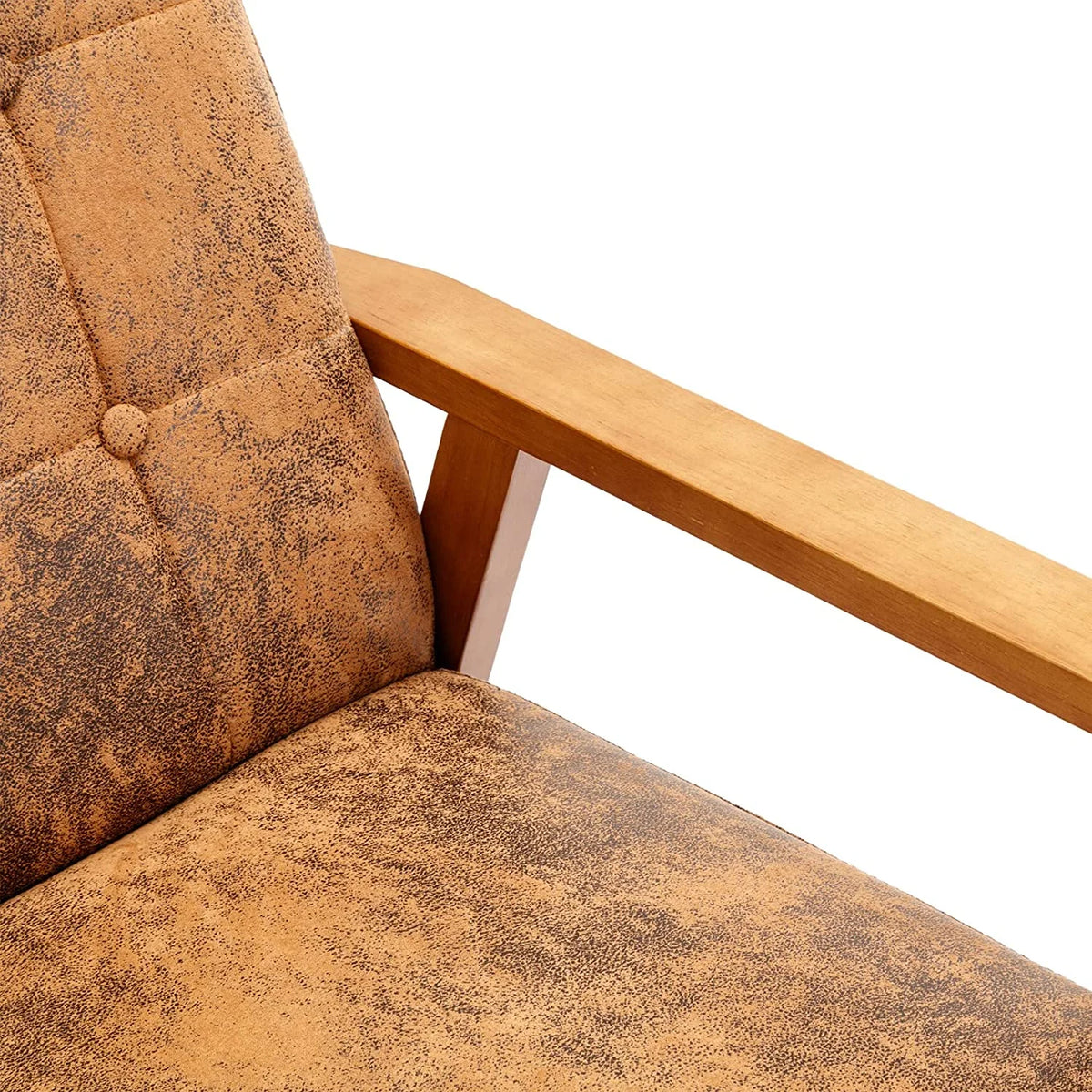 Set of 2 Accent Chairs with Arms and Side Table N26072