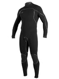 Black 4/3mm Back Zip Full Wetsuit Q920