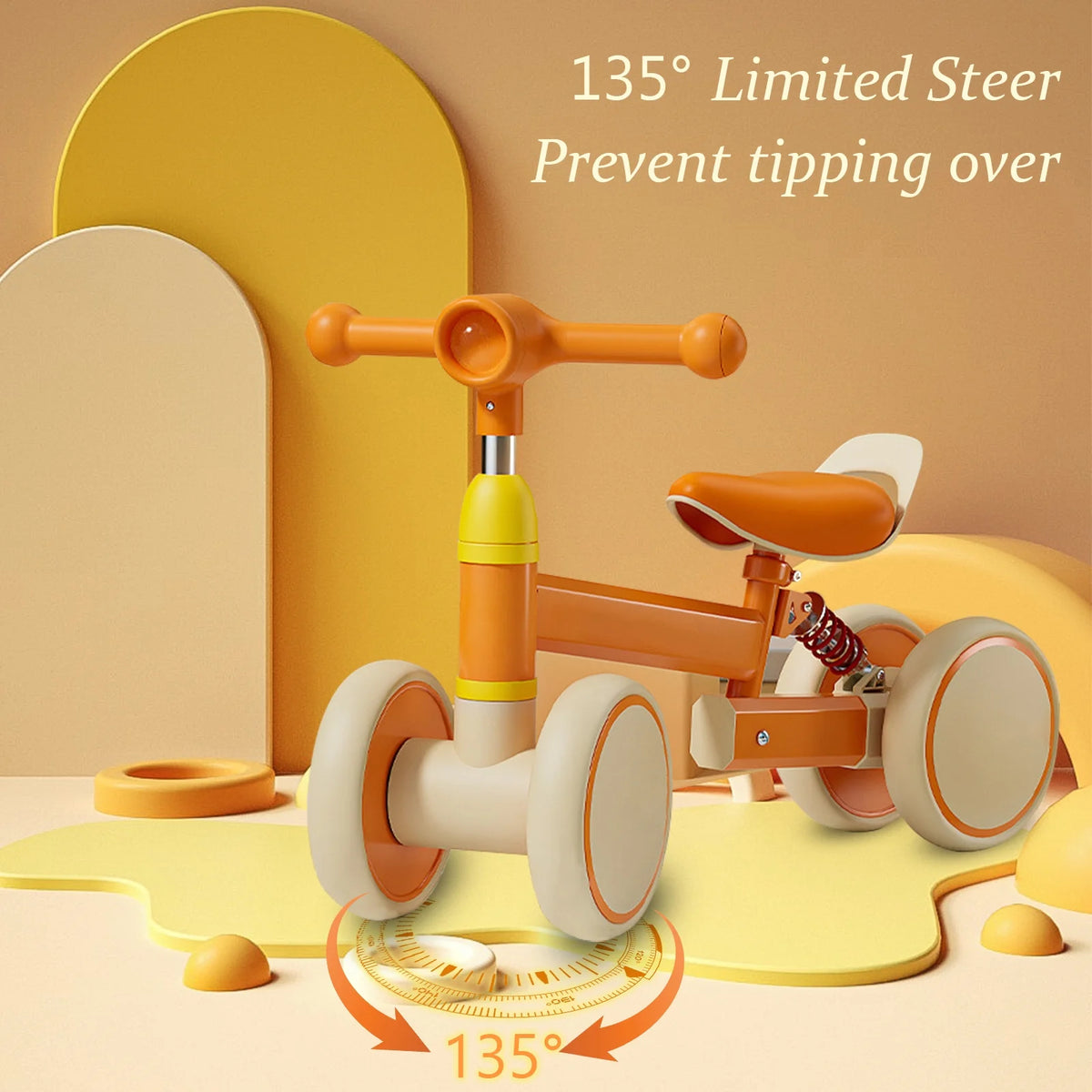 Baby Balance Bike with Lights S5279