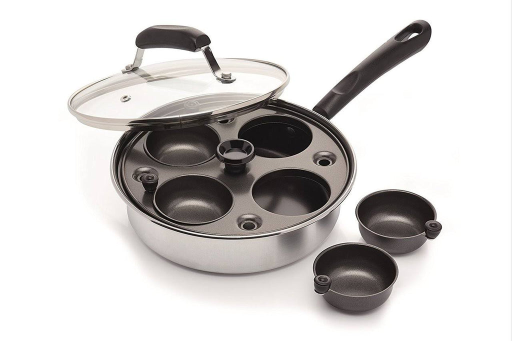 4 Egg Poacher Pan, Carbon Steel, 21 cm N656141