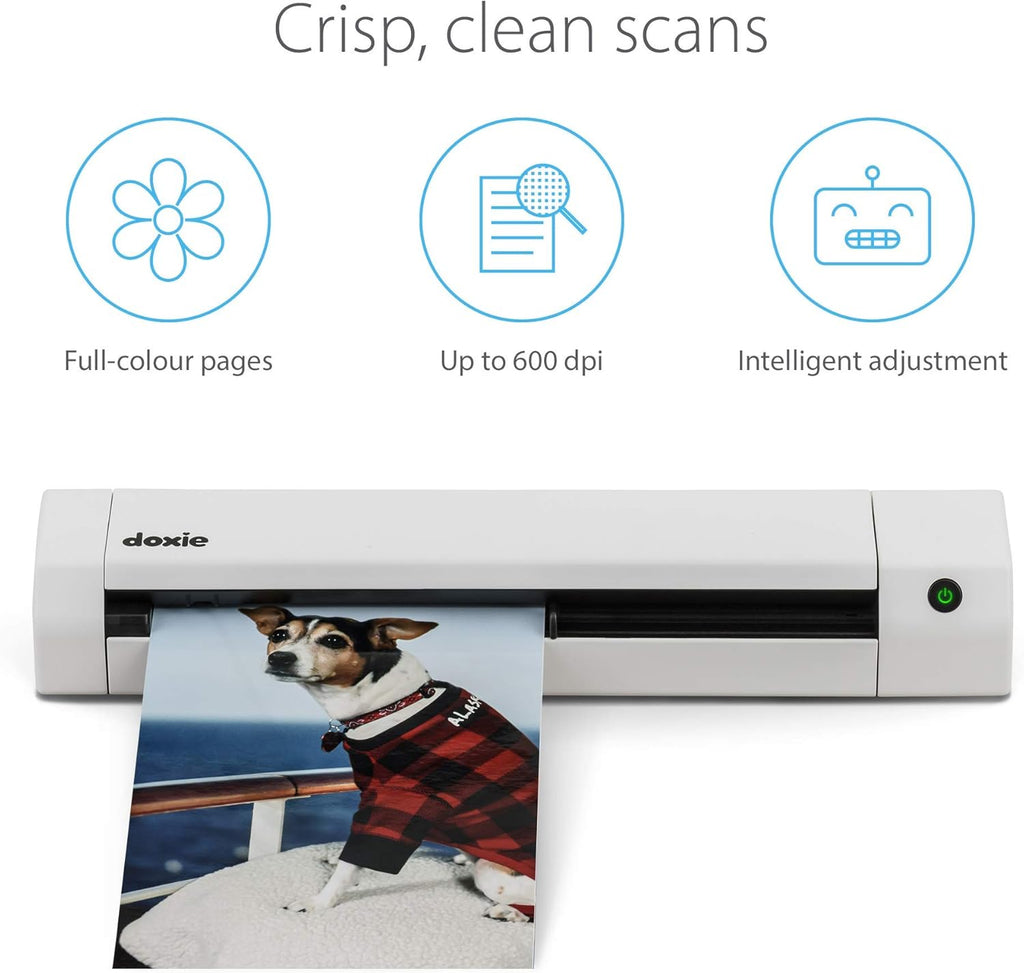 Portable Document Scanner with Rechargeable Battery F80818