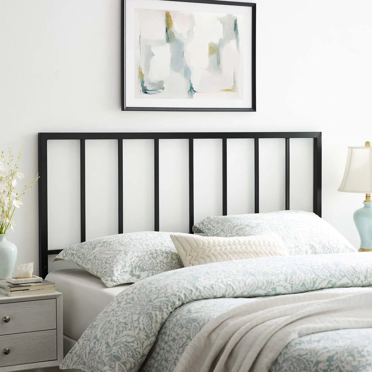 Black Full Metal Headboard I77719