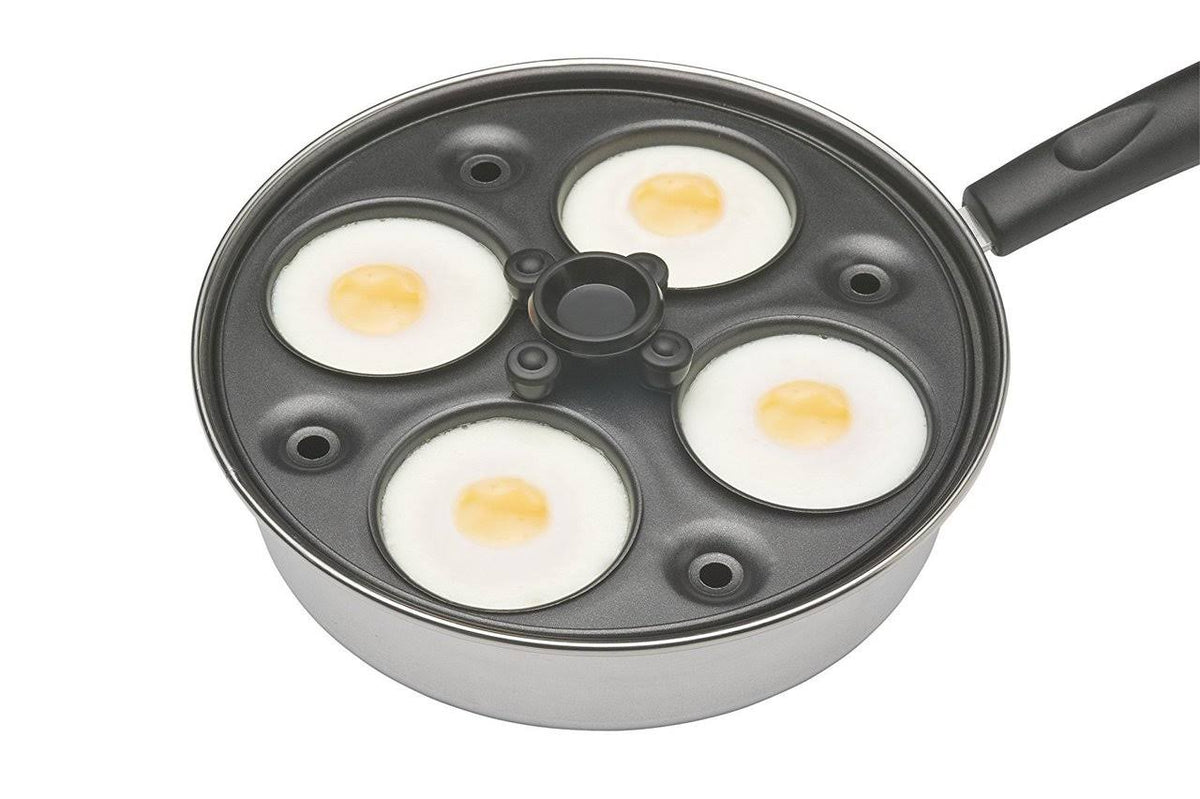 4 Egg Poacher Pan, Carbon Steel, 21 cm N656141