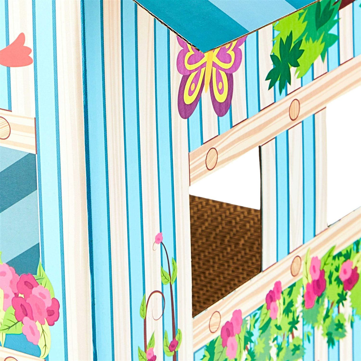 Corrugated Paper Cat Scratch House A97880