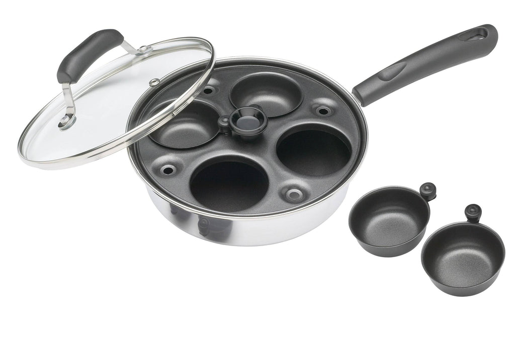 4 Egg Poacher Pan, Carbon Steel, 21 cm N656141
