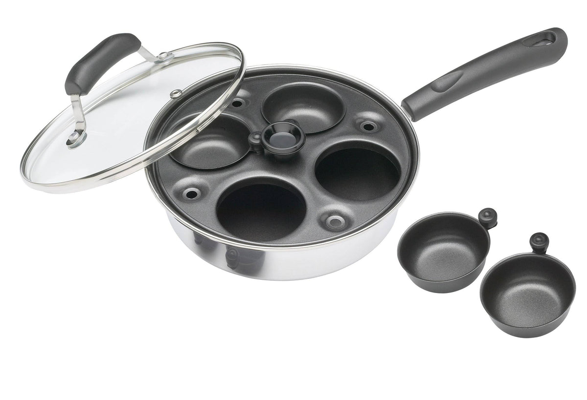 4 Egg Poacher Pan, Carbon Steel, 21 cm N656141
