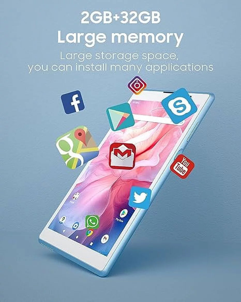 8 inch Android Tablet 32GB Quad-core 1280x800 IPS Dual Camera 4300 mAh P164
