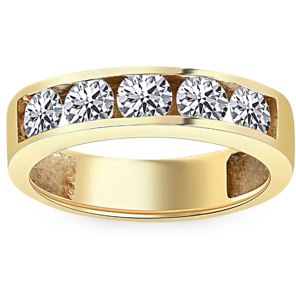 14K Gold Diamond Wedding Ring Q56611
