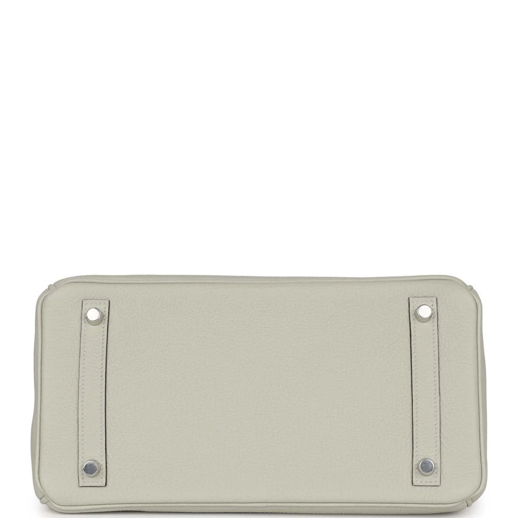 Birkin 30 Gris Neve Togo Palladium Hardware O894