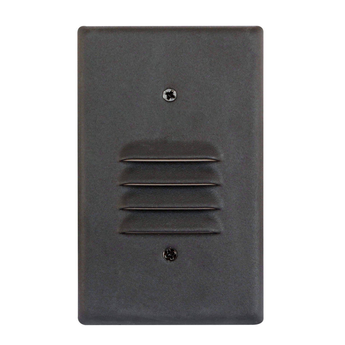 3 Pack White Angled Louver Step Light with Vertical/Horizontal Plate U8324