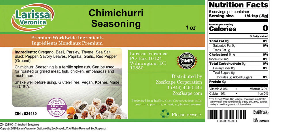 Chimichurri Seasoning 1 oz 3-Pack C53975