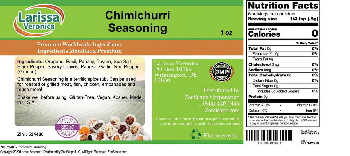 Chimichurri Seasoning 1 oz 3-Pack C53975