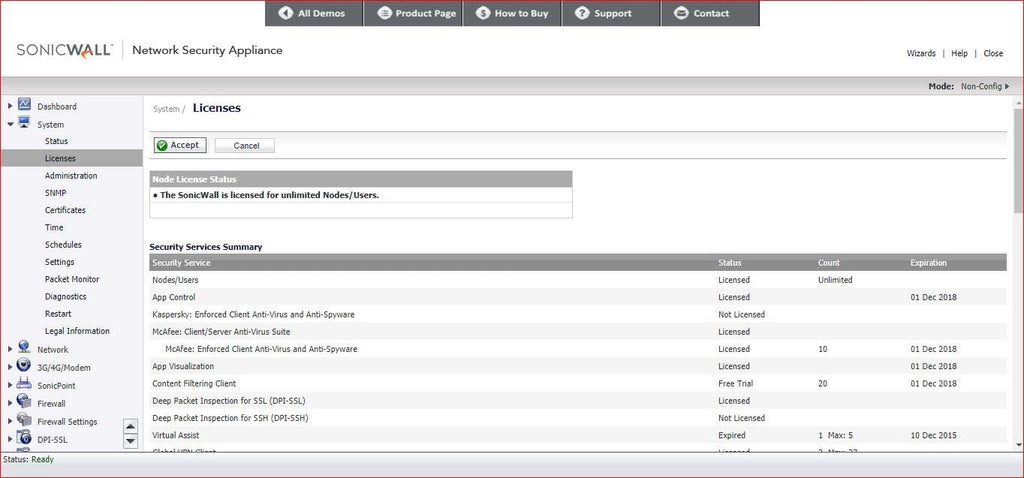 SonicWall Firewall SSL VPN 5 User License G1472