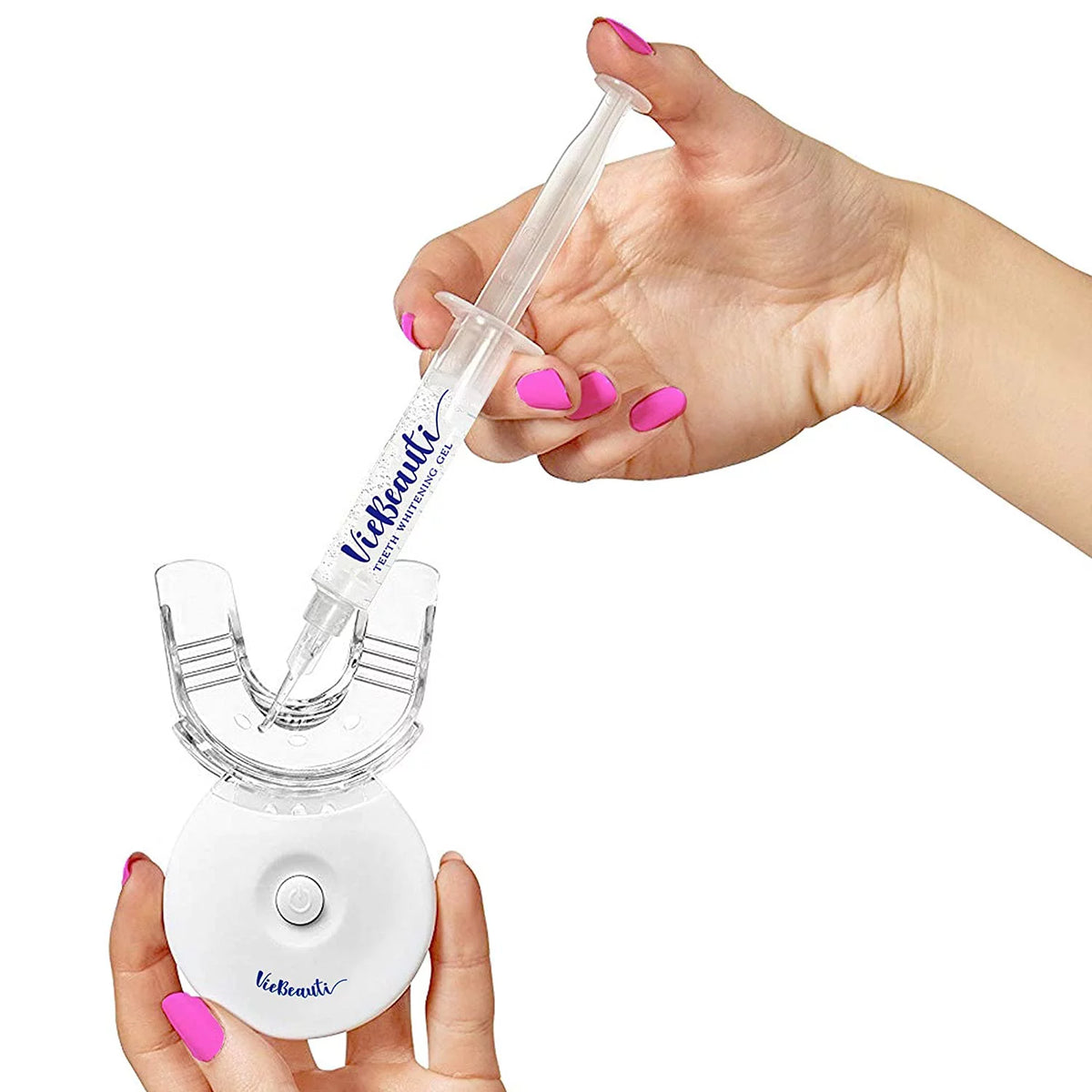 Teeth Whitening Kit with LED Light and Mouth Trays Q262