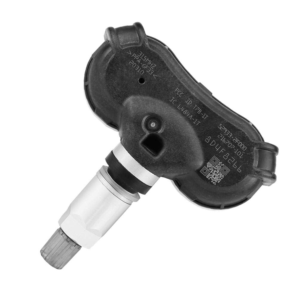 4pcs Car TPMS Tire Pressure Sensor Black Silver O976392