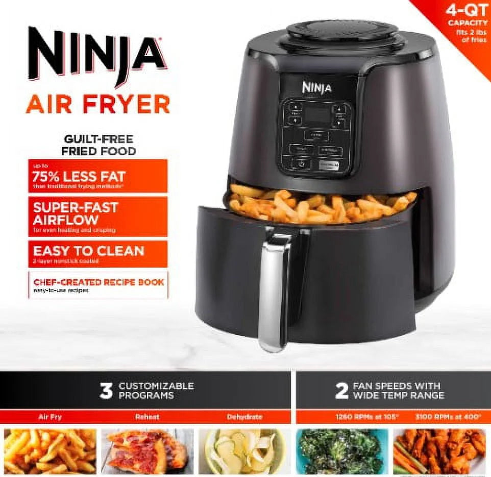 Black 4QT Air Fryer U100546