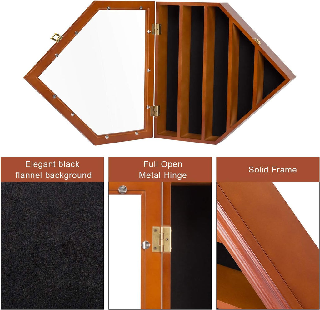 Baseball Display Case Cabinet Wall Rack C255