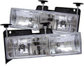 Chrome Crystal Glass Headlight K7811