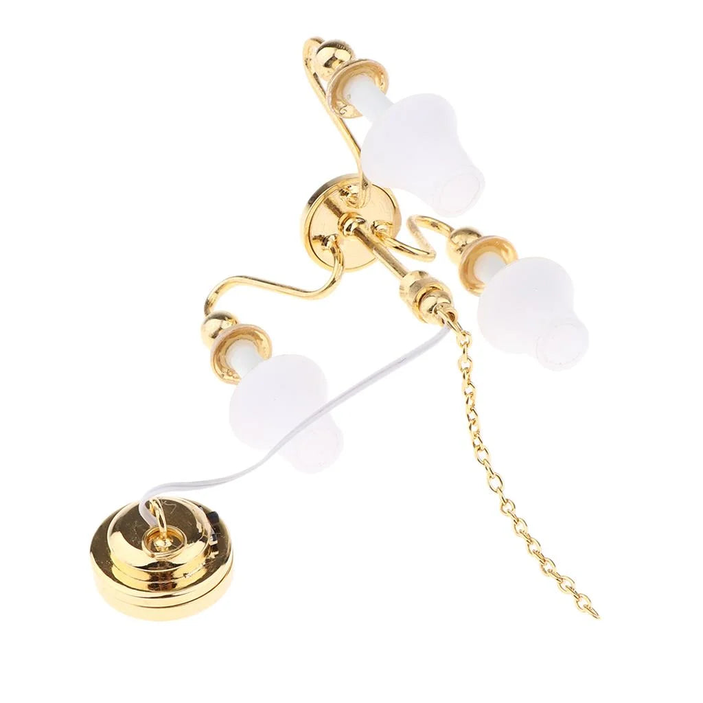 1/12 Miniature Ceiling LED Lamp with Button Battery X97909