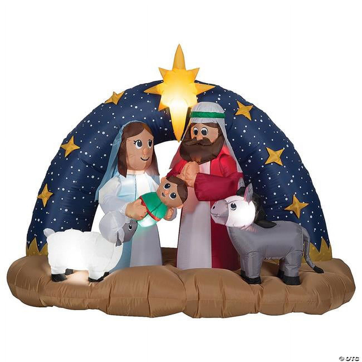 78 in. Airblown Nativity Scene Inflatable Christmas Decor M34266