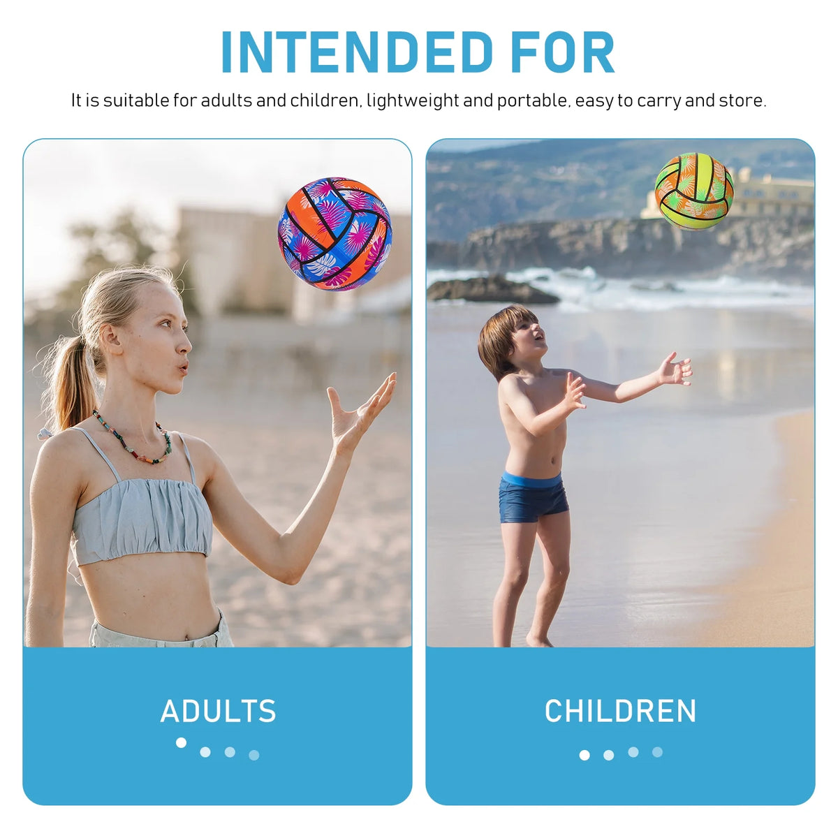 Inflatable Rainbow Vinyl Volleyball Ball B3869