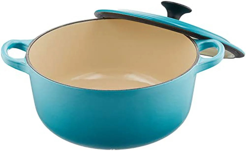 Caribbean Blue Cast Iron Enamel Pot 20 cm J7255