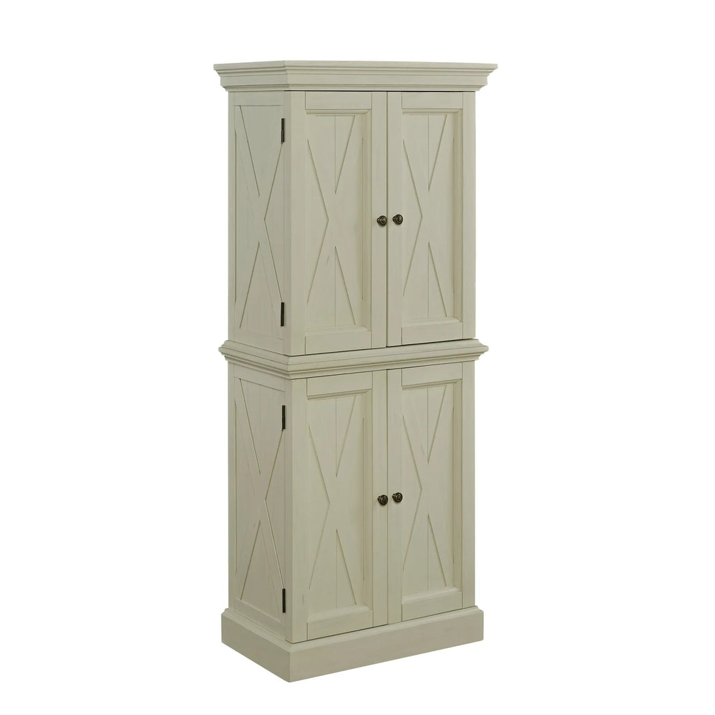 Off White Wood Pantry T664