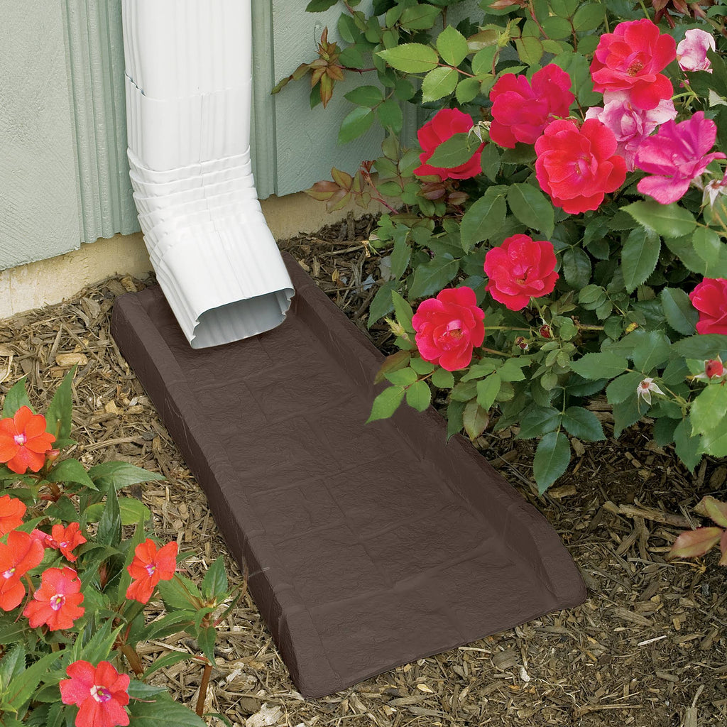 6 Pack Rain Gutter Downspout Splash BLOCK H984