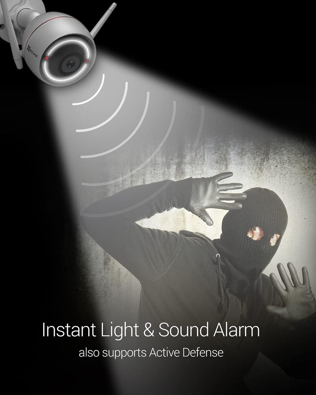 Outdoor Security Camera IP66 Weatherproof Night Vision E278067