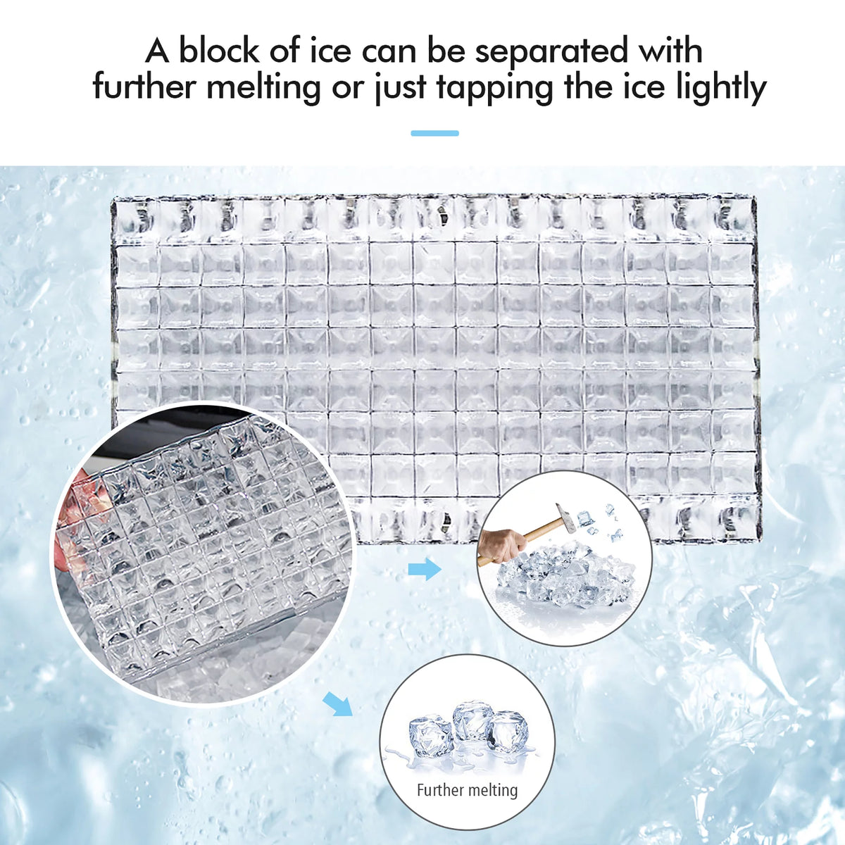 Stainless Steel Countertop Ice Maker Machine with LCD Display Z8935