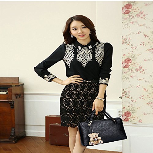 4 Pcs Top Handle Satchel Hobo Handbag Set N5384