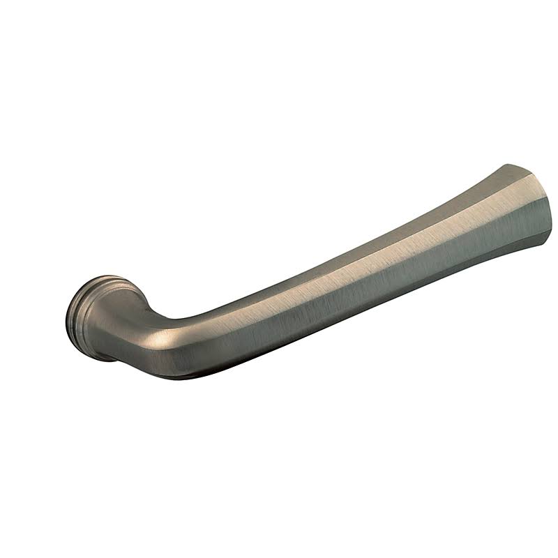 Satin Brass and Brown Single Right Hand Estate Lever C859339