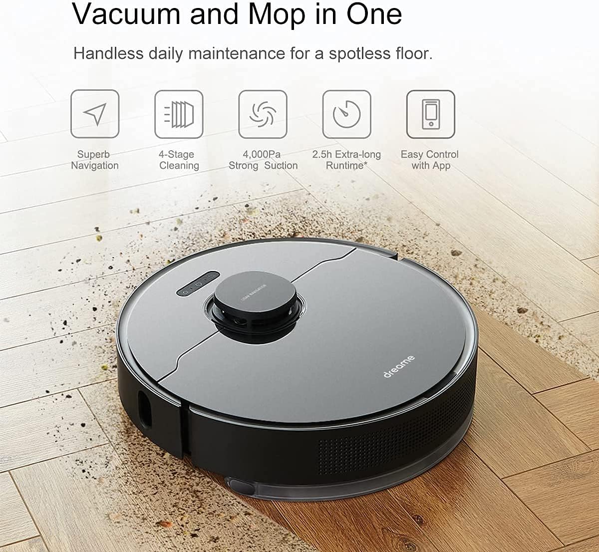 2-in-1 Robot Vacuum and Mop G7545