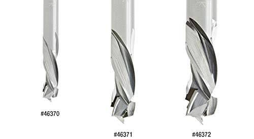 Solid Carbide Compression Spiral 3/8 Dia x 1 x 3/8 Shank x 3 inch Long CNC Router Bit M30279