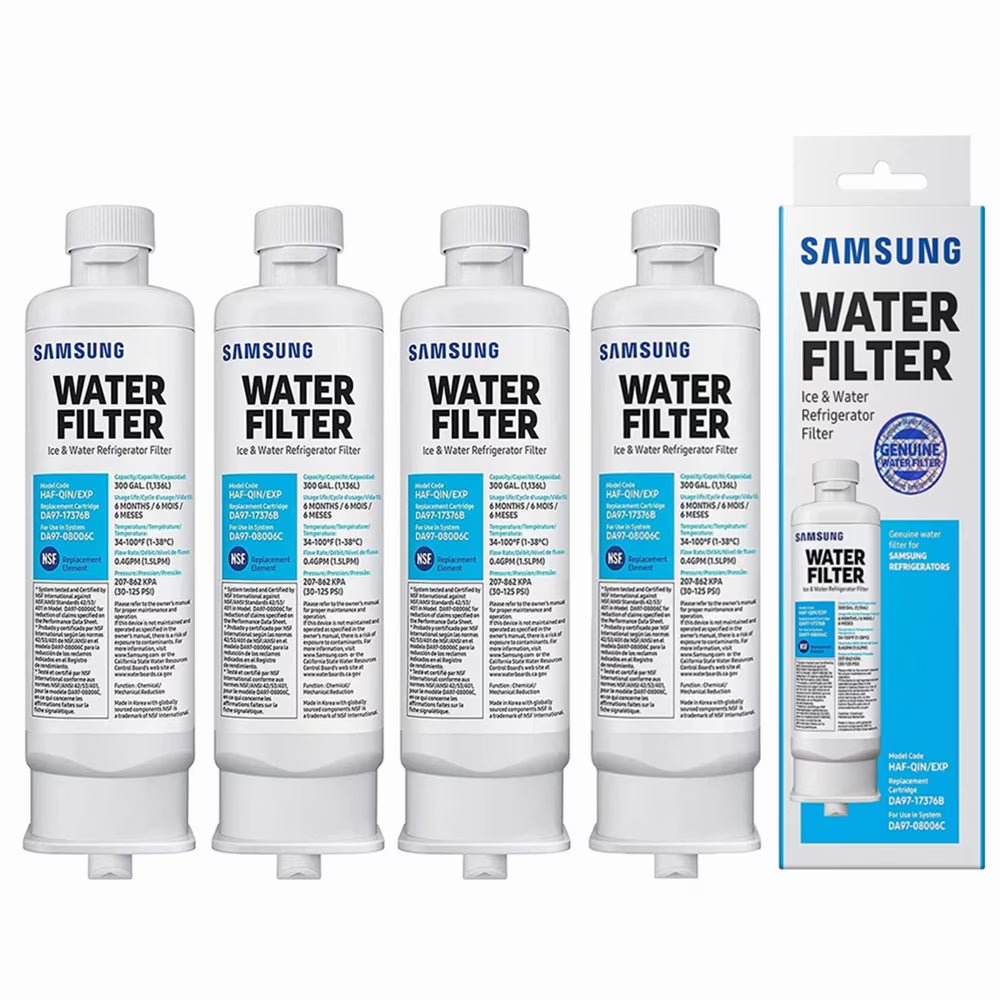 4-Pack Refrigerator Water Filter W334