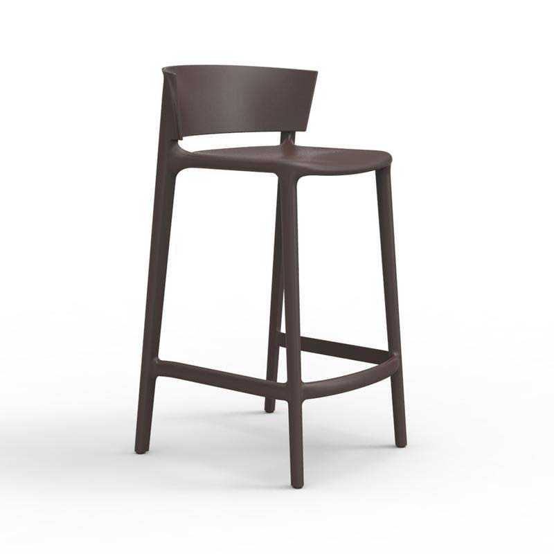 White Patio Bar Stool A5492