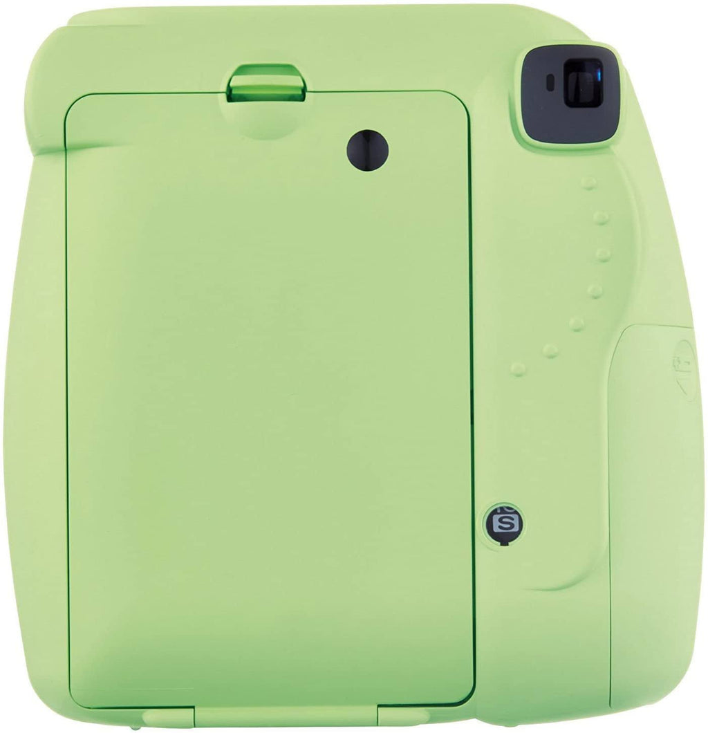 Lime Green Instant Film Camera with Case and Twin Pack Film W4092