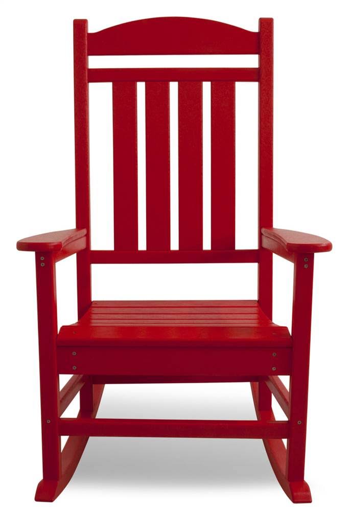 Sunset Red Rocking Chair X38750