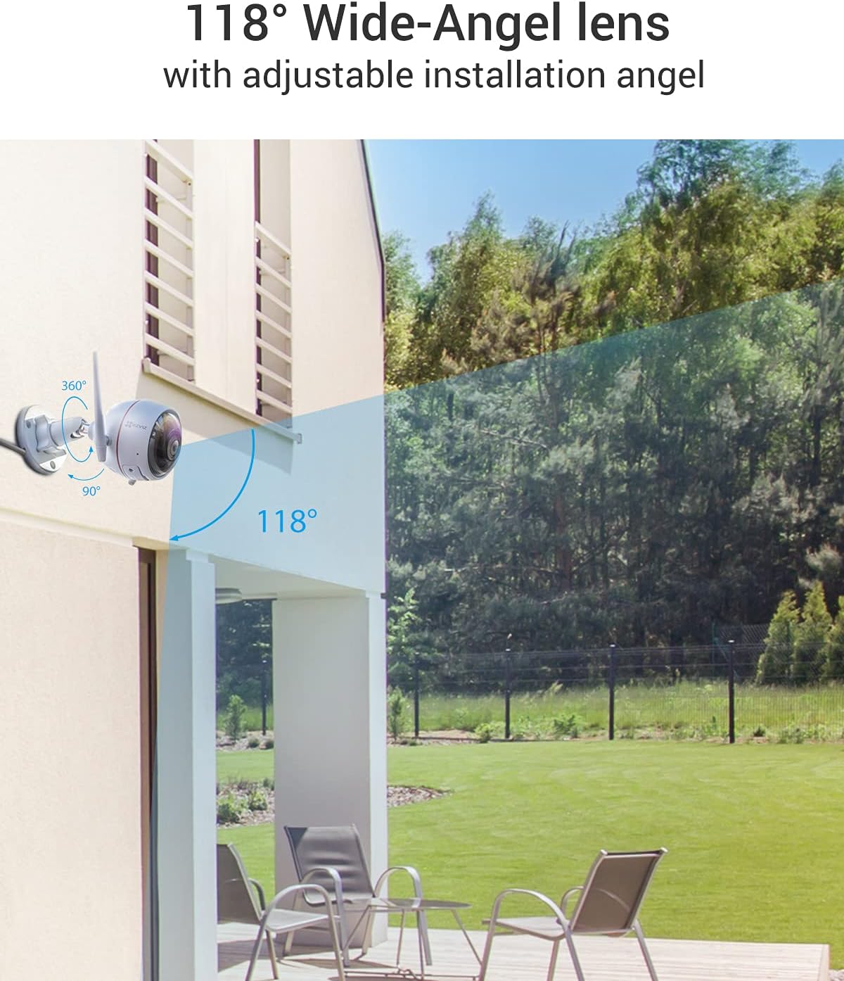 Outdoor Security Camera IP66 Weatherproof Night Vision E278067
