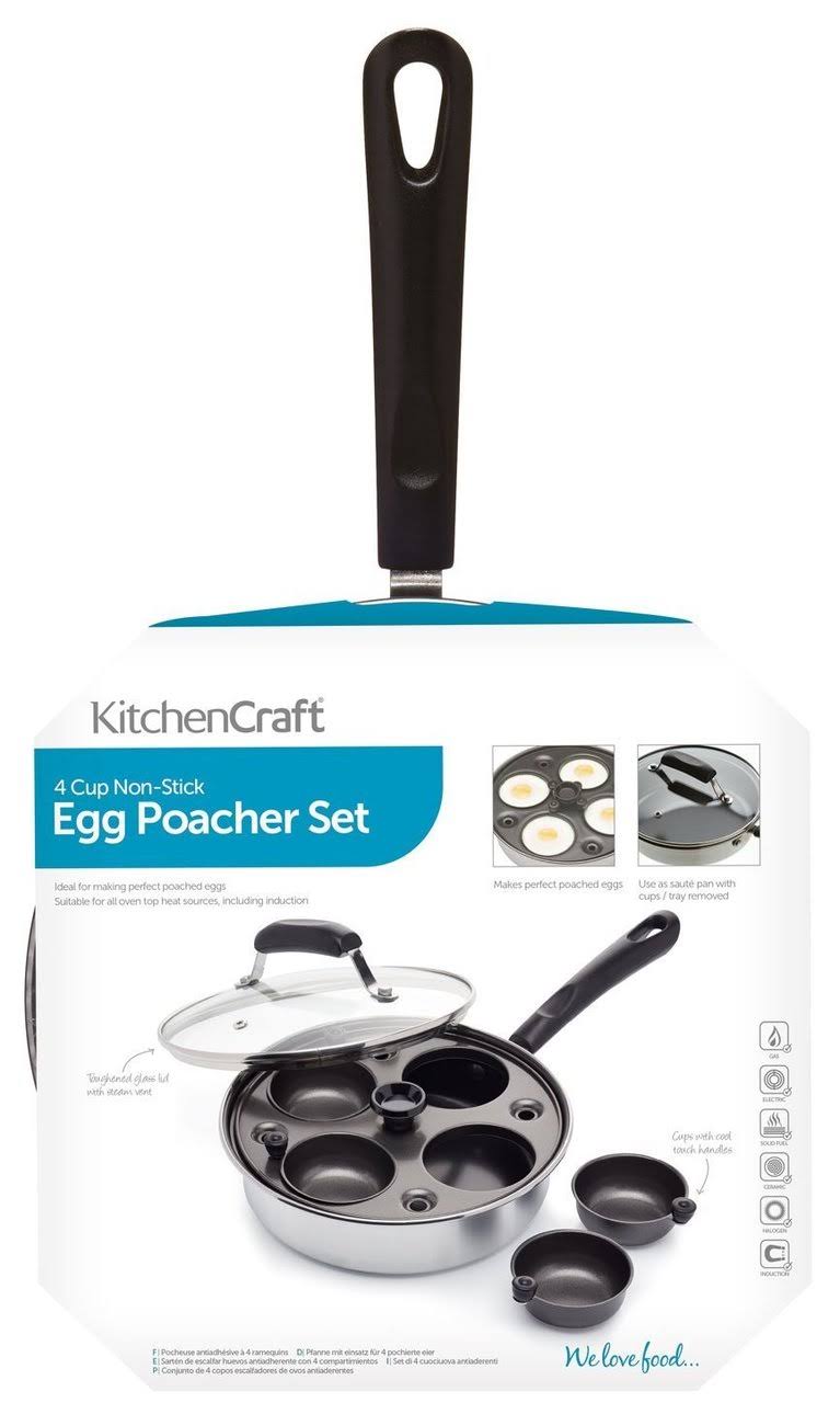 4 Egg Poacher Pan, Carbon Steel, 21 cm N656141
